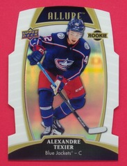2019-20 Upper Deck Allure White Rainbow #71 Alexandre Texier Rookie Die Cut